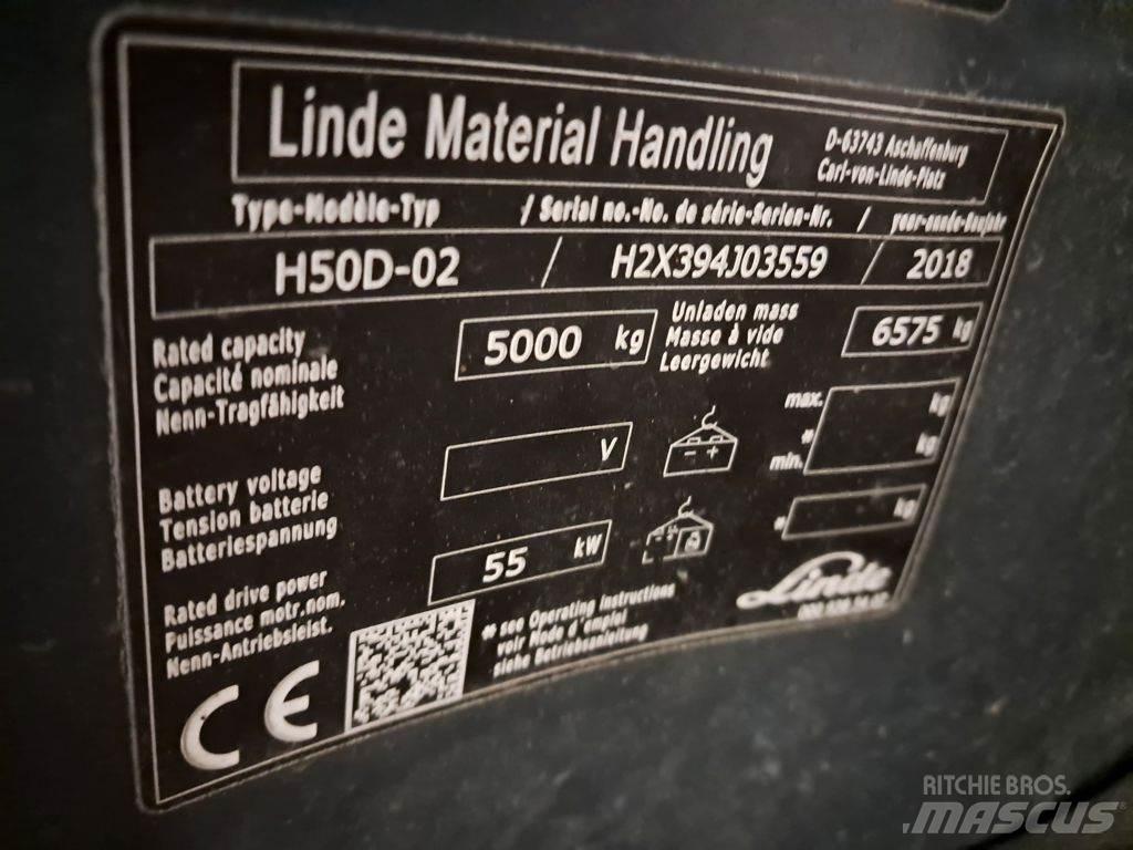Linde H50D-02 Diiseltõstukid