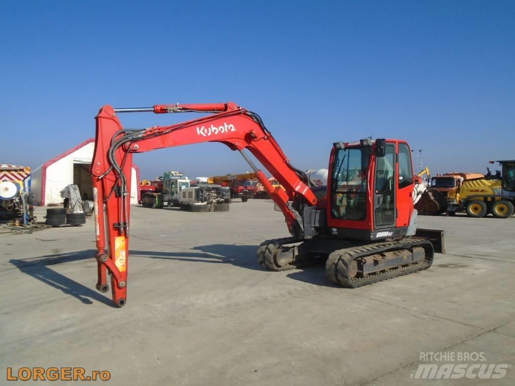 Kubota KX 080-3 Roomikekskavaatorid