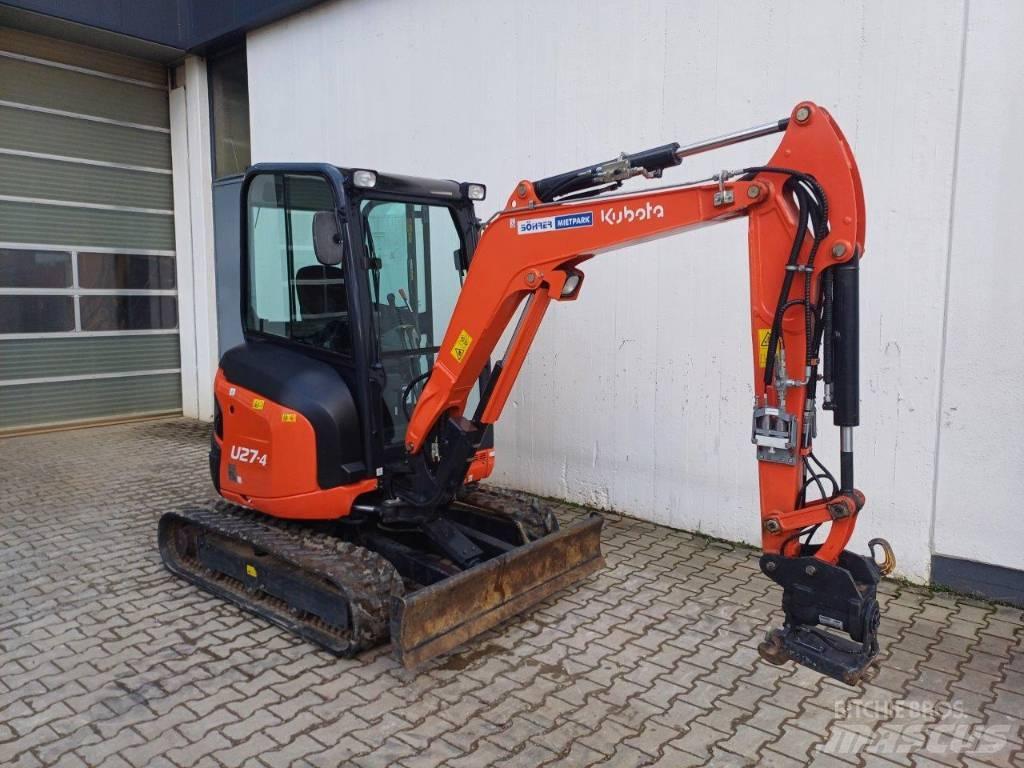 Kubota U 27-4 Miniekskavaatorid < 7 t