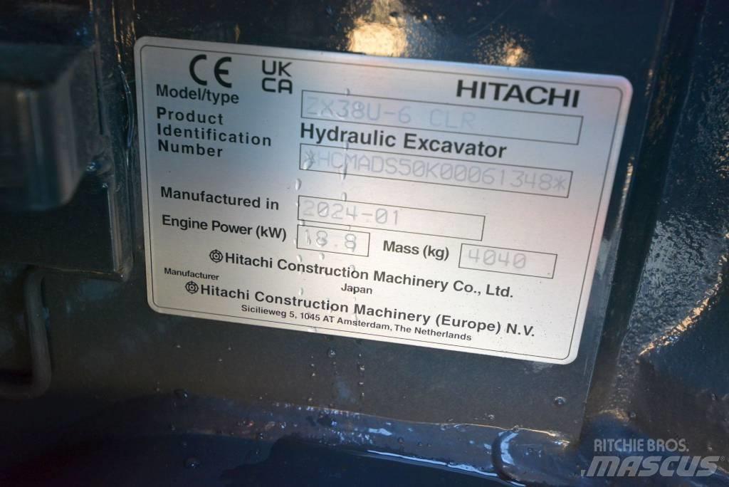 Hitachi ZX 38 U-6 Miniekskavaatorid < 7 t
