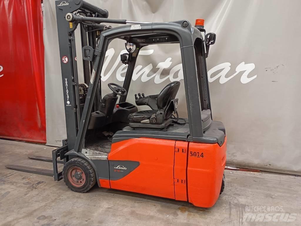 Linde E 16 Elektritõstukid