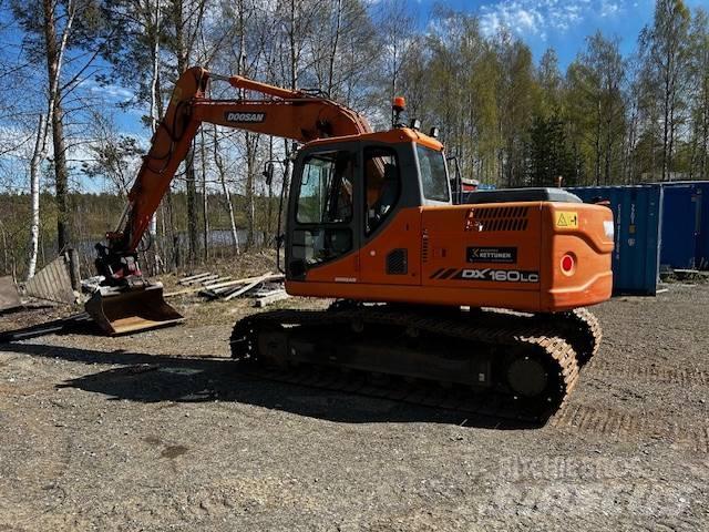 Doosan DX 160 LC Roomikekskavaatorid