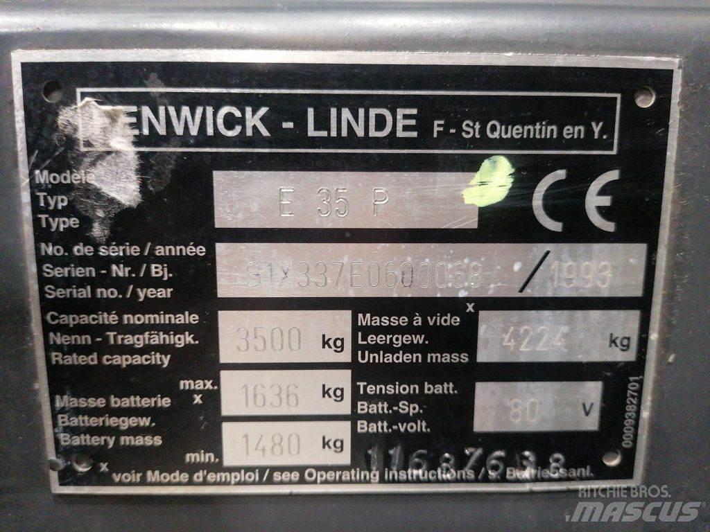 Linde E35P Elektritõstukid