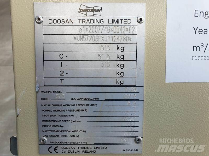 Doosan 7 / 20 Kompressorid