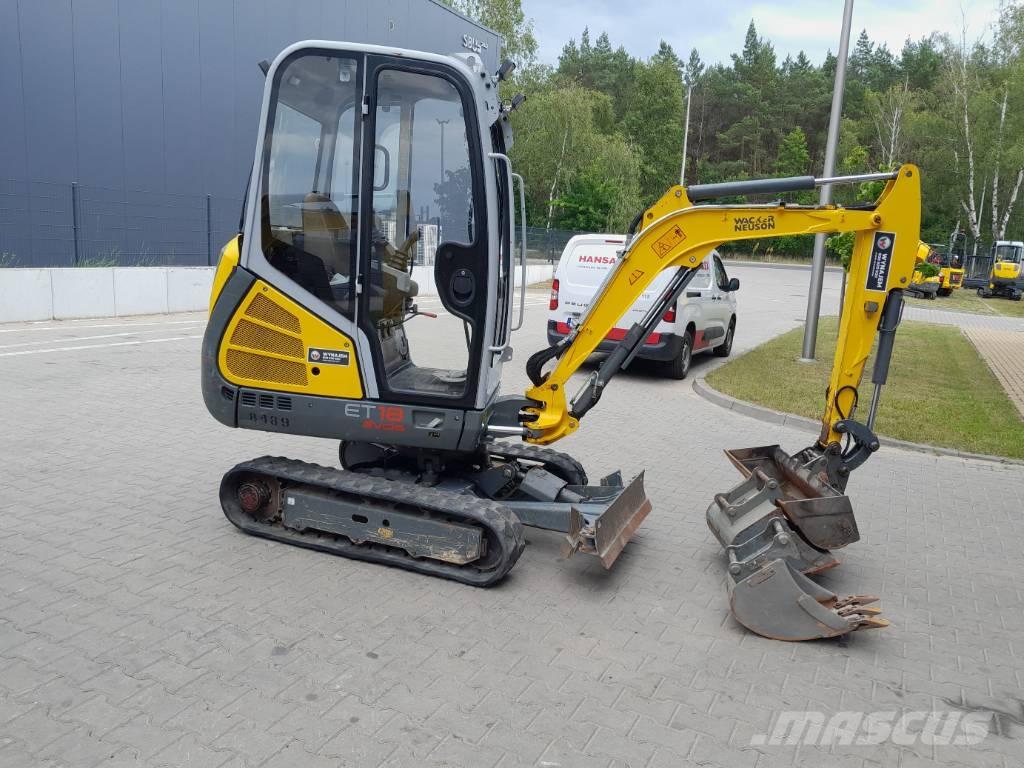 Wacker Neuson ET18 Roomikekskavaatorid