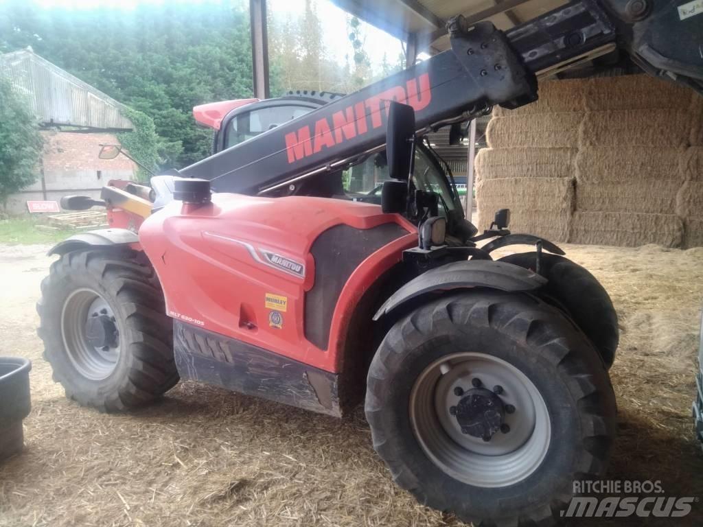 Manitou MLT 630-105 Põllumajanduslikud teleskoopkäitlejad