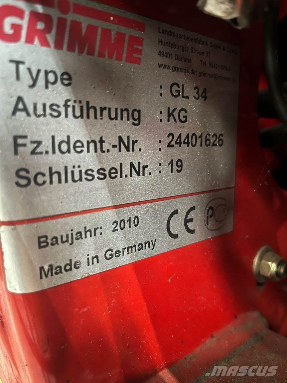 Grimme GL 34 K Kartulipanemismasinad