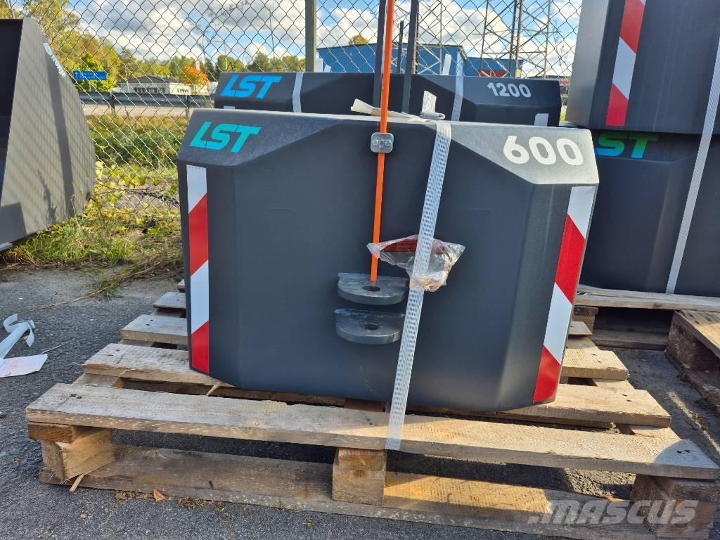 LST Frontvikt 600kg Muud põllumajandusmasinad