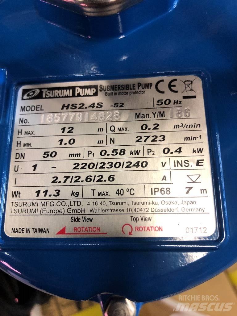Tsurumi HS2.4S-52 Muud osad