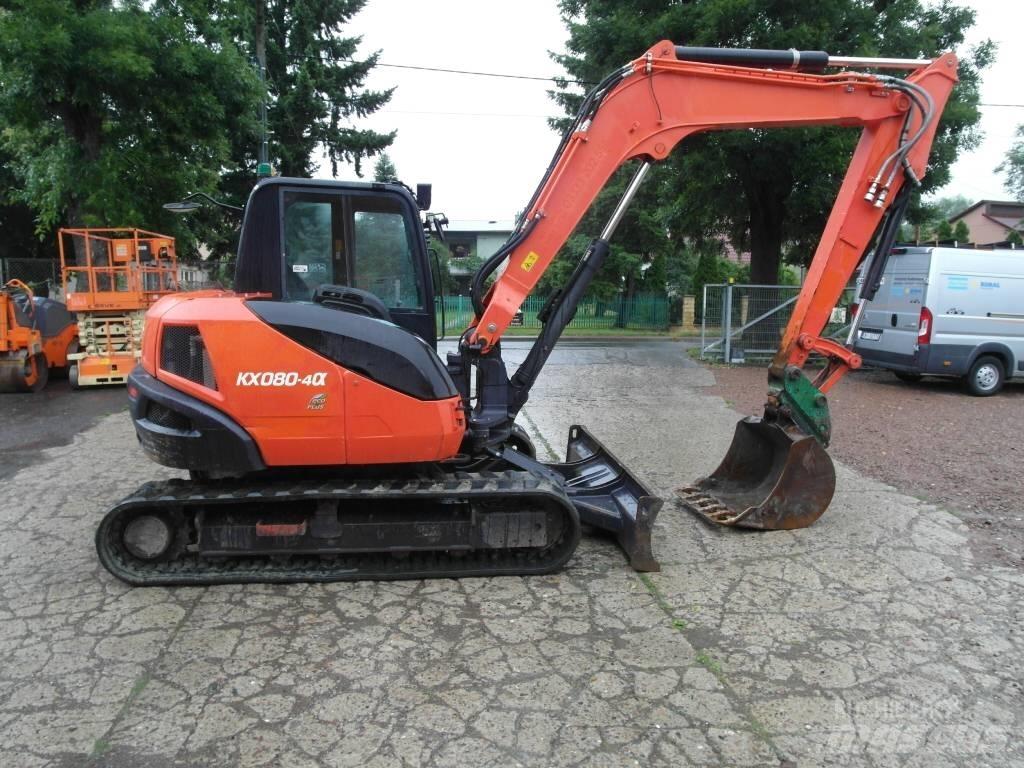 Kubota KX 080-4 Väikeekskavaatorid 7t-12t