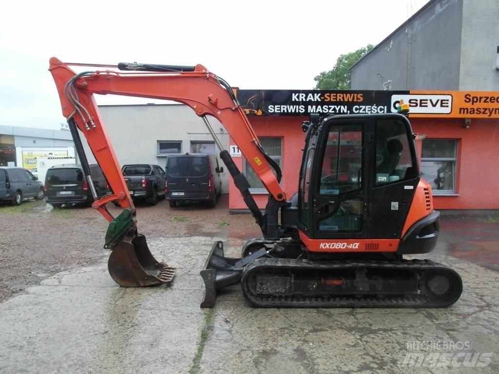 Kubota KX 080-4 Väikeekskavaatorid 7t-12t