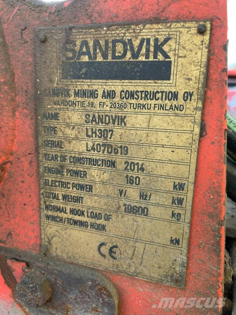Sandvik LH 307 Maaalused laadurid