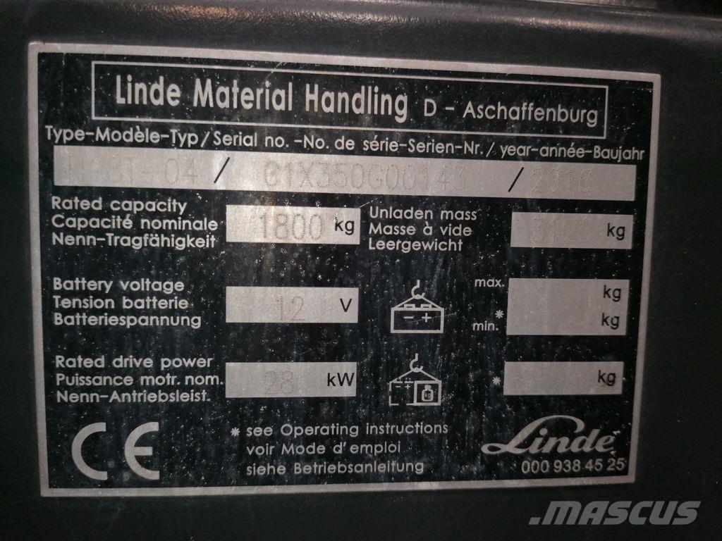 Linde H18T-04 Gaasitõstukid