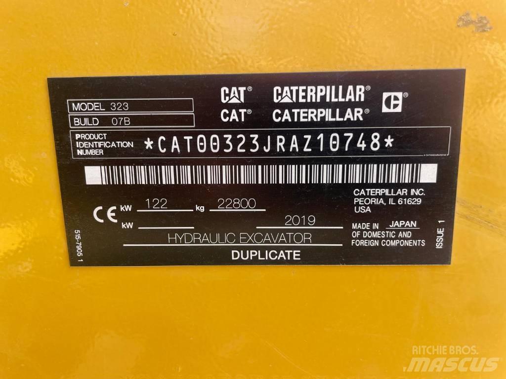 CAT 323NG Roomikekskavaatorid