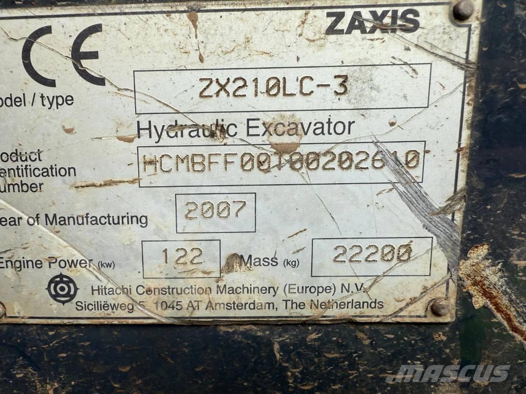 Hitachi ZX 210 LC-3 Roomikekskavaatorid