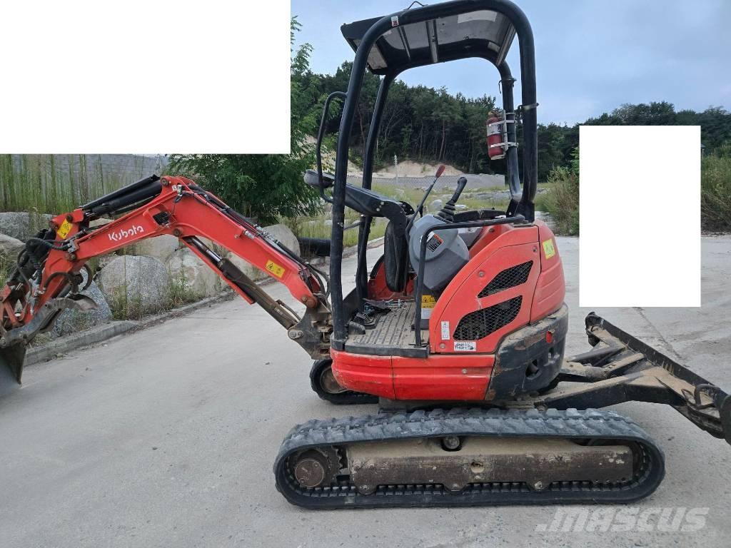 Kubota U 20 Miniekskavaatorid < 7 t