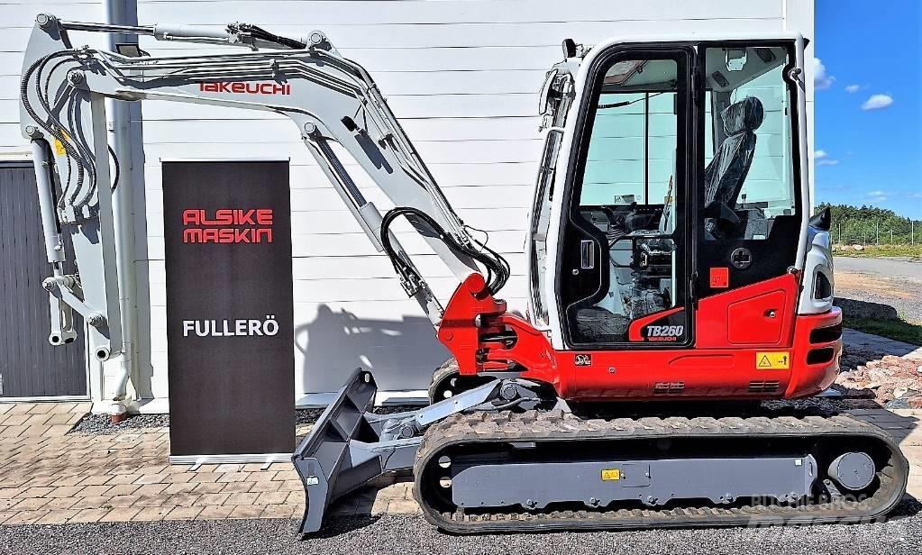 Takeuchi TB260 Miniekskavaatorid < 7 t