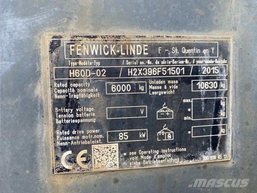 Linde H60D-02 Diiseltõstukid