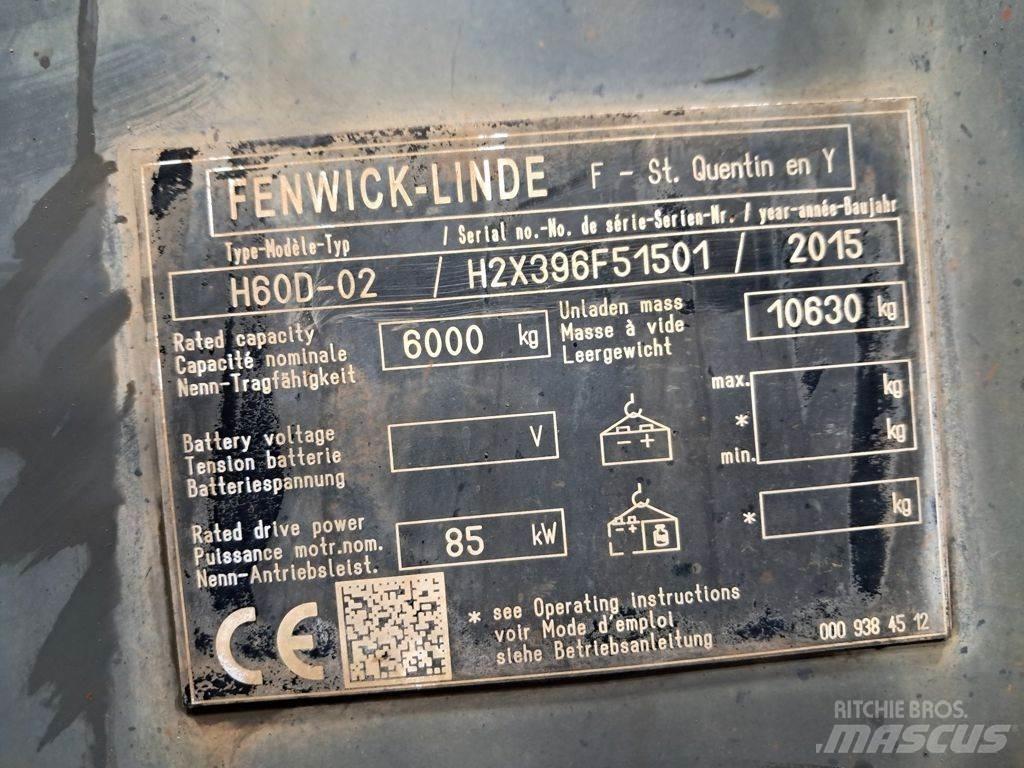 Linde H60D-02 Diiseltõstukid