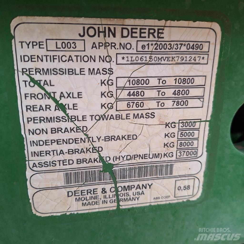 John Deere 6150M Traktorid