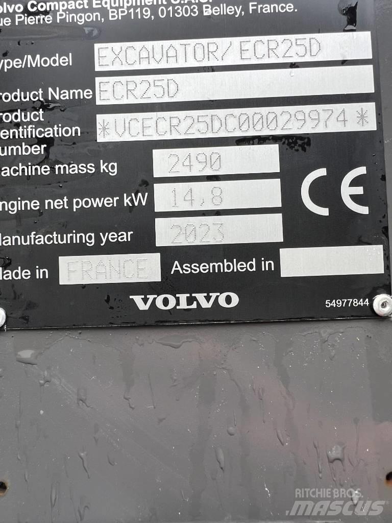 Volvo ECR 25 D Miniekskavaatorid < 7 t