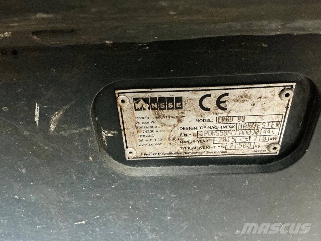 Ponsse ERGO 8W Harvesterid