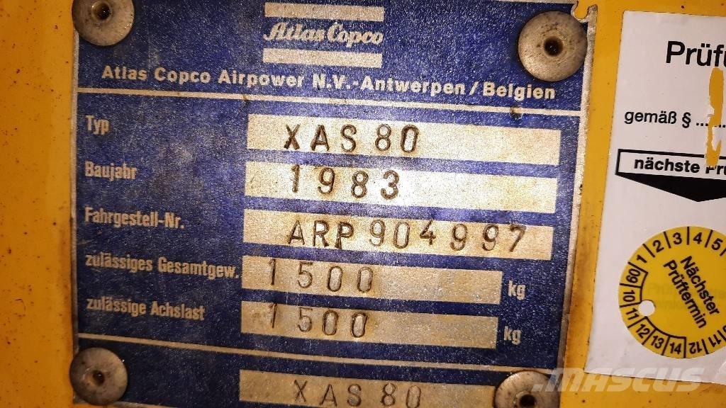 Atlas Copco XAS 80 Kompressorid