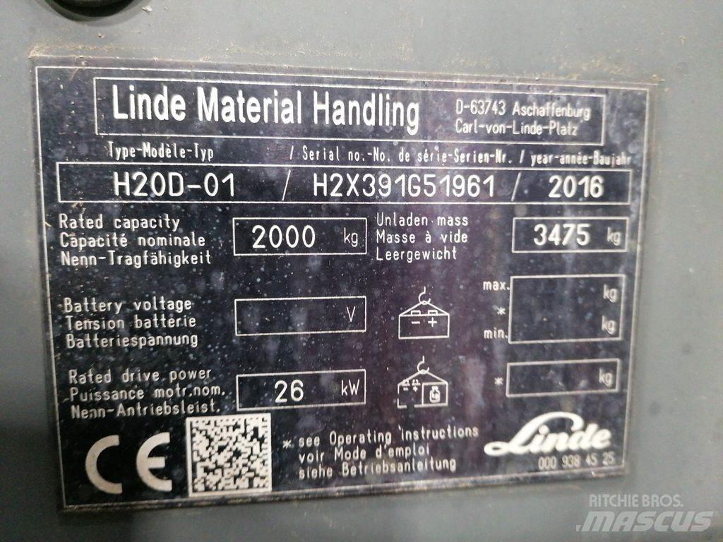 Linde H20D-01 Diiseltõstukid
