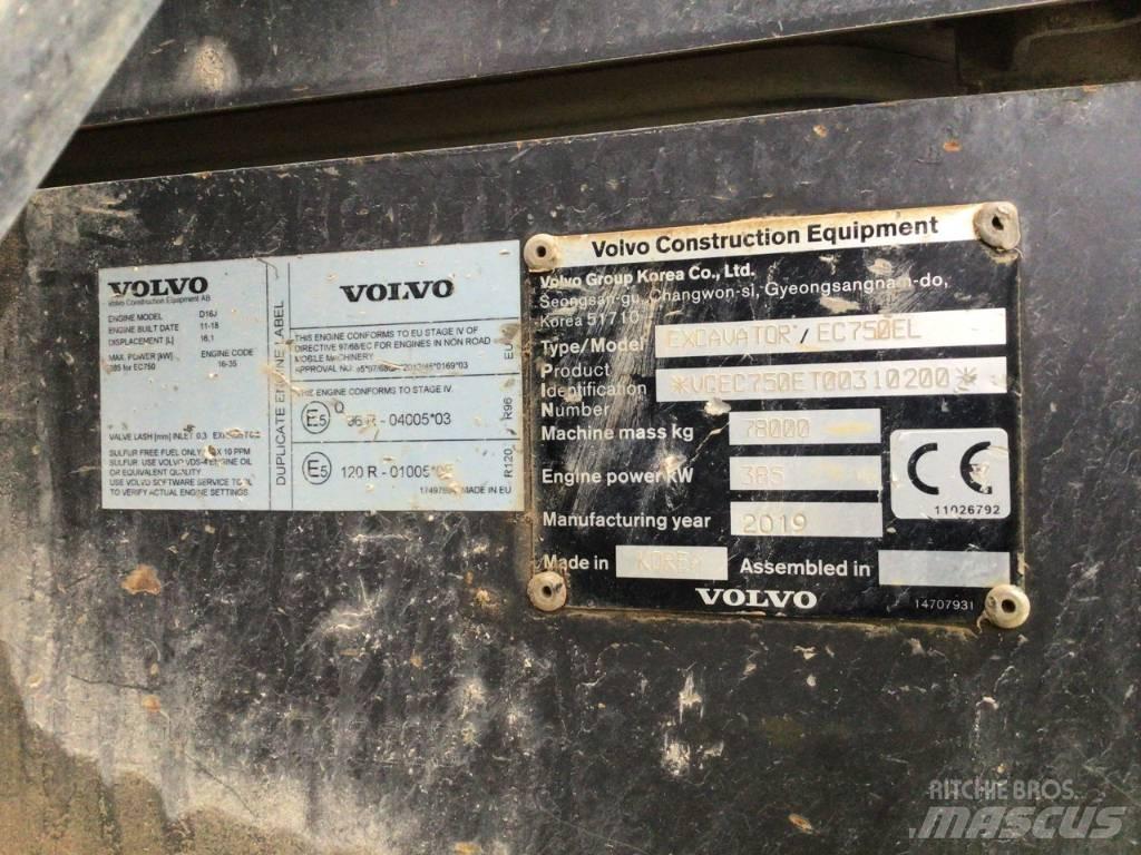 Volvo EC 750 E Roomikekskavaatorid