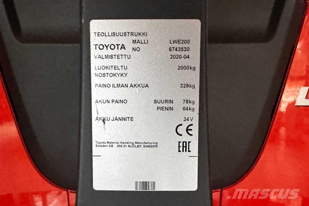 Toyota LWE 200 Elektriline alusesiirdaja