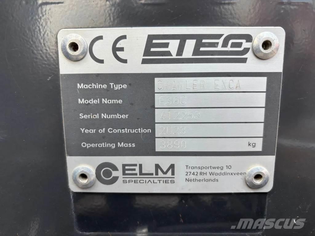 Etec E36C Miniekskavaatorid < 7 t