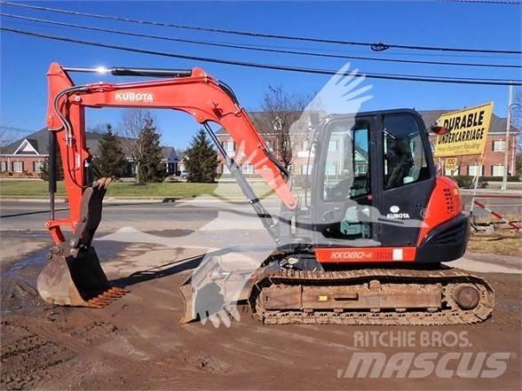 Kubota KX080-4 Roomikekskavaatorid