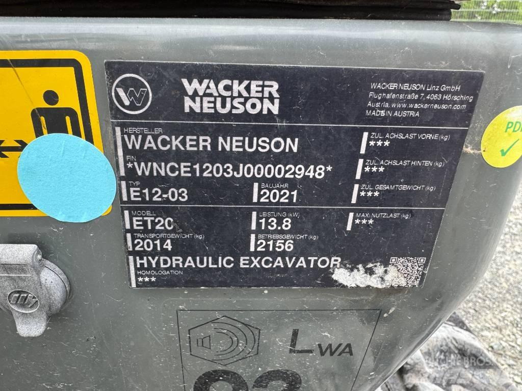 Wacker Neuson ET20 Roomikekskavaatorid
