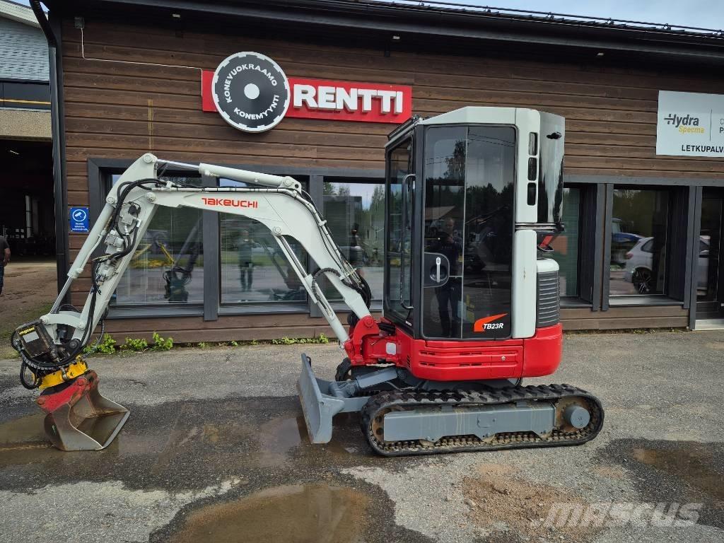 Takeuchi 23R Miniekskavaatorid < 7 t