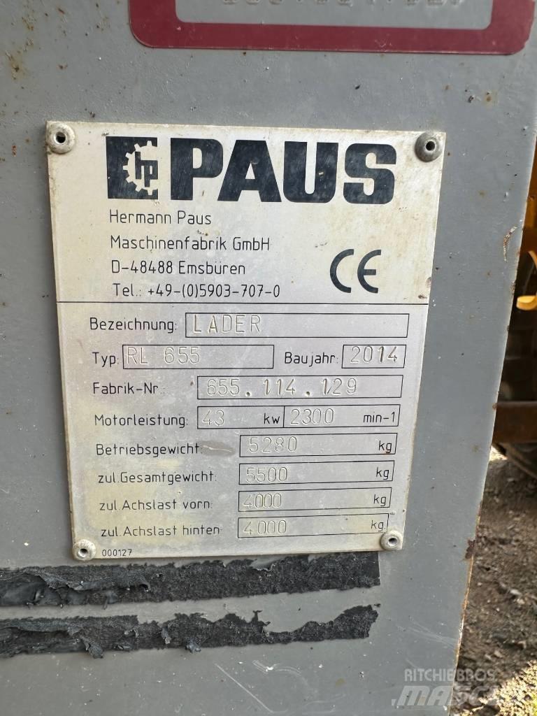 Paus RL 655 Rataslaadurid
