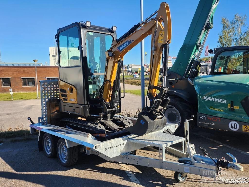 Sany 1.8 T Med Släp Miniekskavaatorid < 7 t