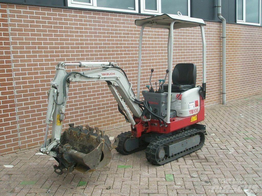 Takeuchi TB108 Miniekskavaatorid < 7 t
