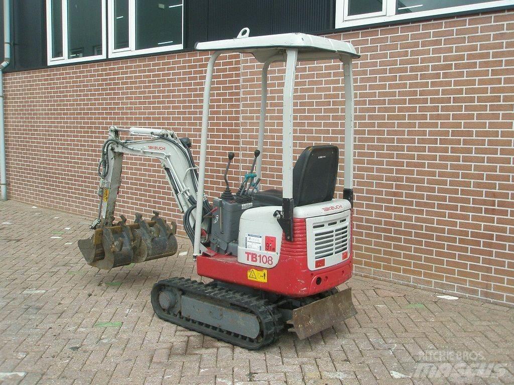 Takeuchi TB108 Miniekskavaatorid < 7 t