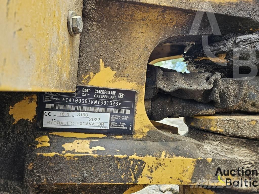 CAT 303 CR Miniekskavaatorid < 7 t