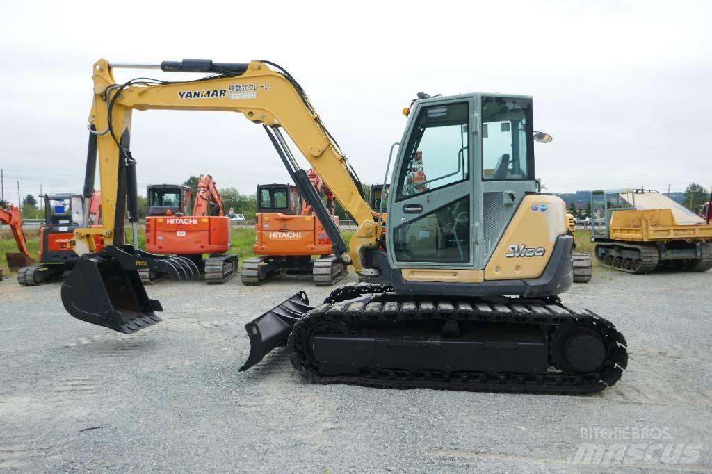 Yanmar SV 100-1 Roomikekskavaatorid