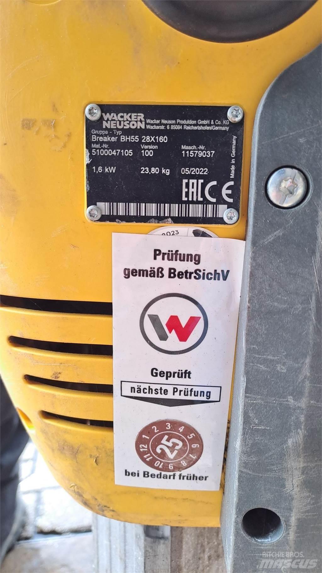 Wacker Neuson BH55 Vibroplaadid