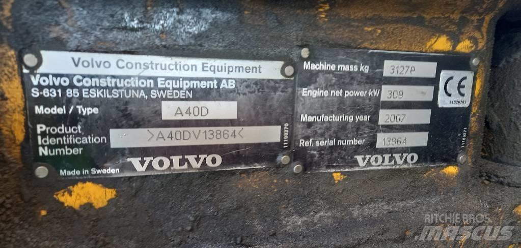 Volvo A 40 D Liigendraamiga pinnaseveokid