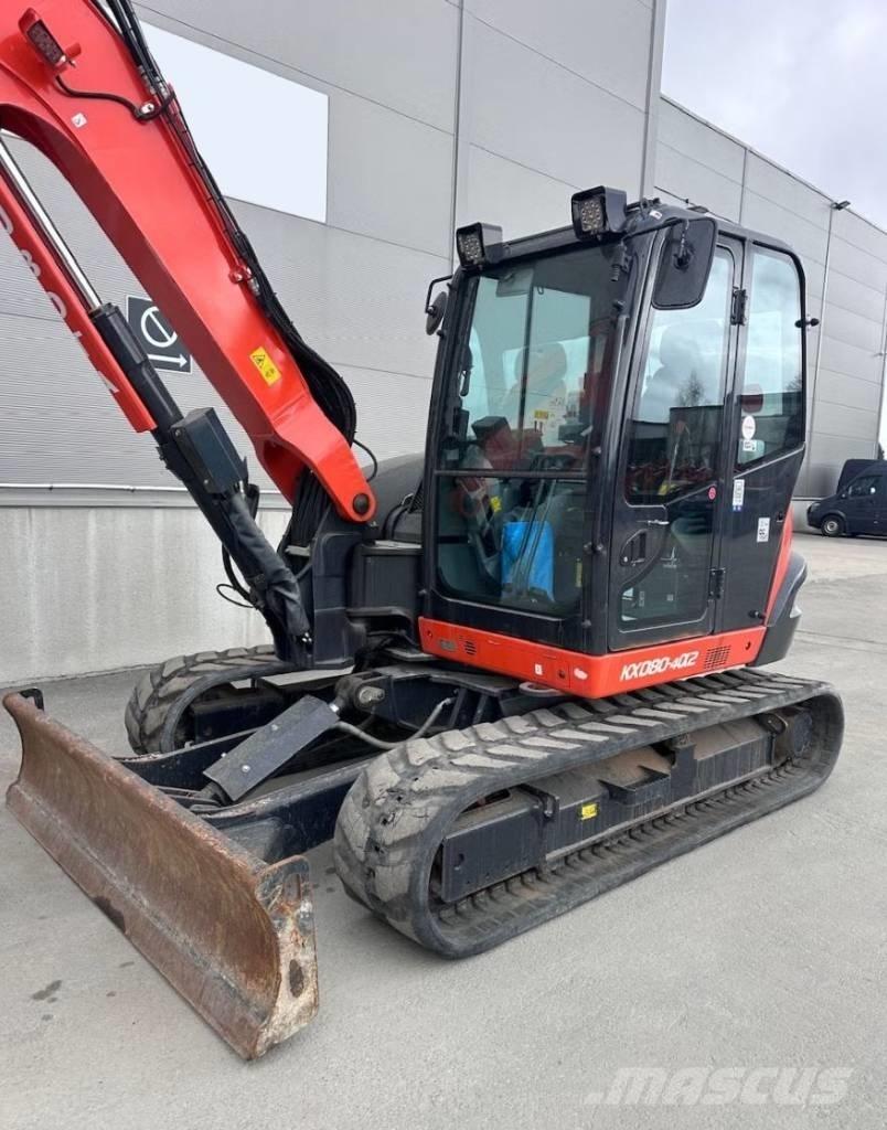 Kubota KX 080-4@2 Väikeekskavaatorid 7t-12t