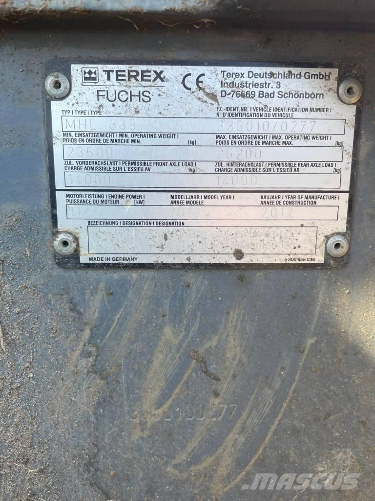 Fuchs MHL 335 Materjalikäitlusmasinad