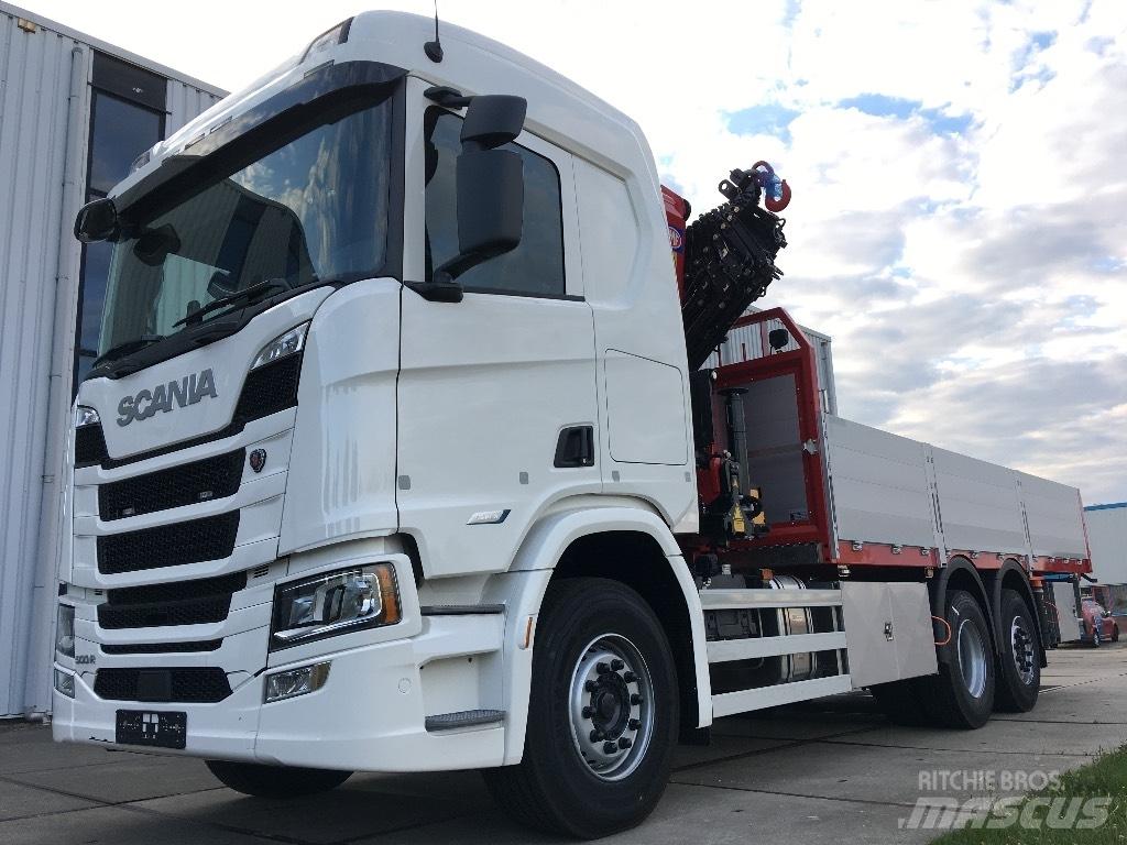 Scania R 500 LB Kraanaga veokid