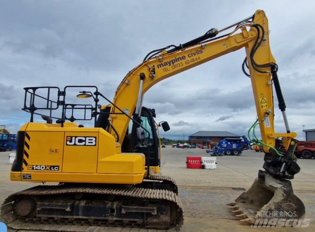 JCB 140X Steelwrist Roomikekskavaatorid