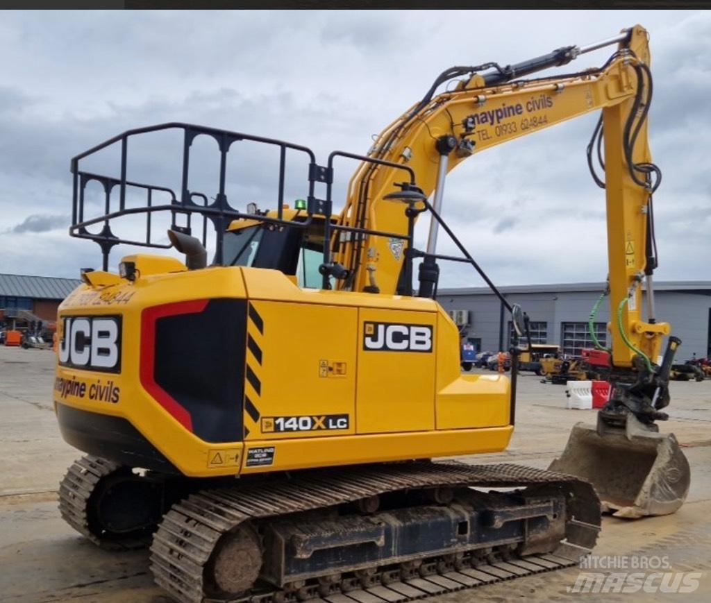 JCB 140X Steelwrist Roomikekskavaatorid
