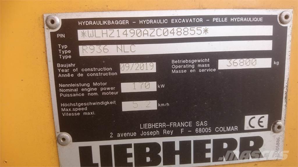 Liebherr R936 NLC Roomikekskavaatorid