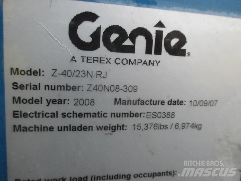 Genie Z 40/23 N RJ Iseliikuvad poomtõstukid