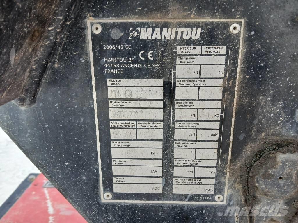 Manitou ManGo 12 Iseliikuvad poomtõstukid